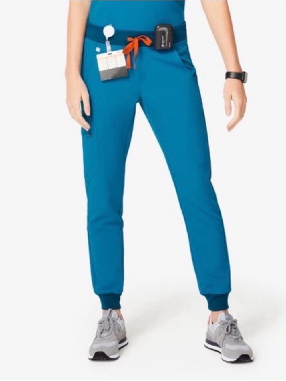 Figs Alps Blue Zamora Jogger Scrub Pants Size Medium